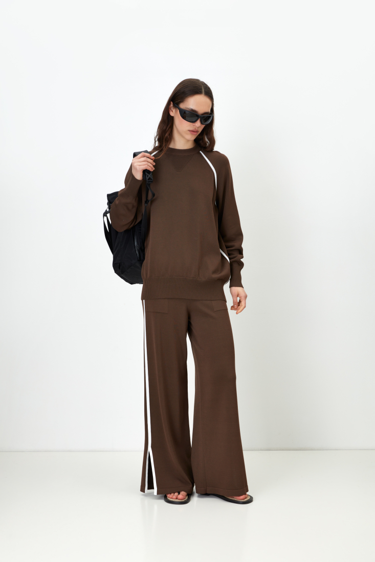 Trousers 3324-80 Chocolate from BRUSNiKA