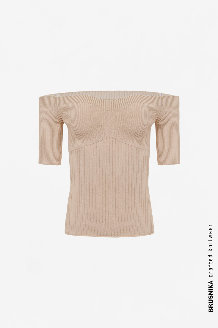 Top 2773-03 beige from BRUSNiKA
