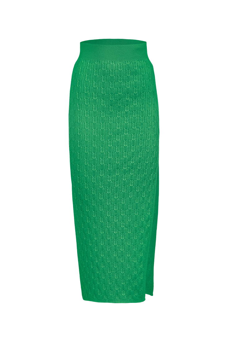 Skirt 3943-22 Light-green from BRUSNiKA