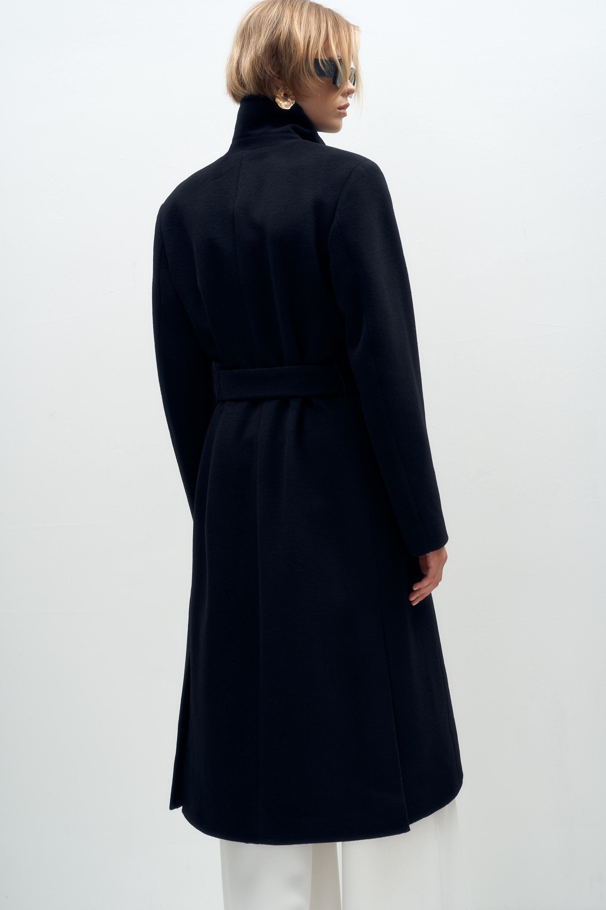 Coat 3585-01 Black from BRUSNiKA