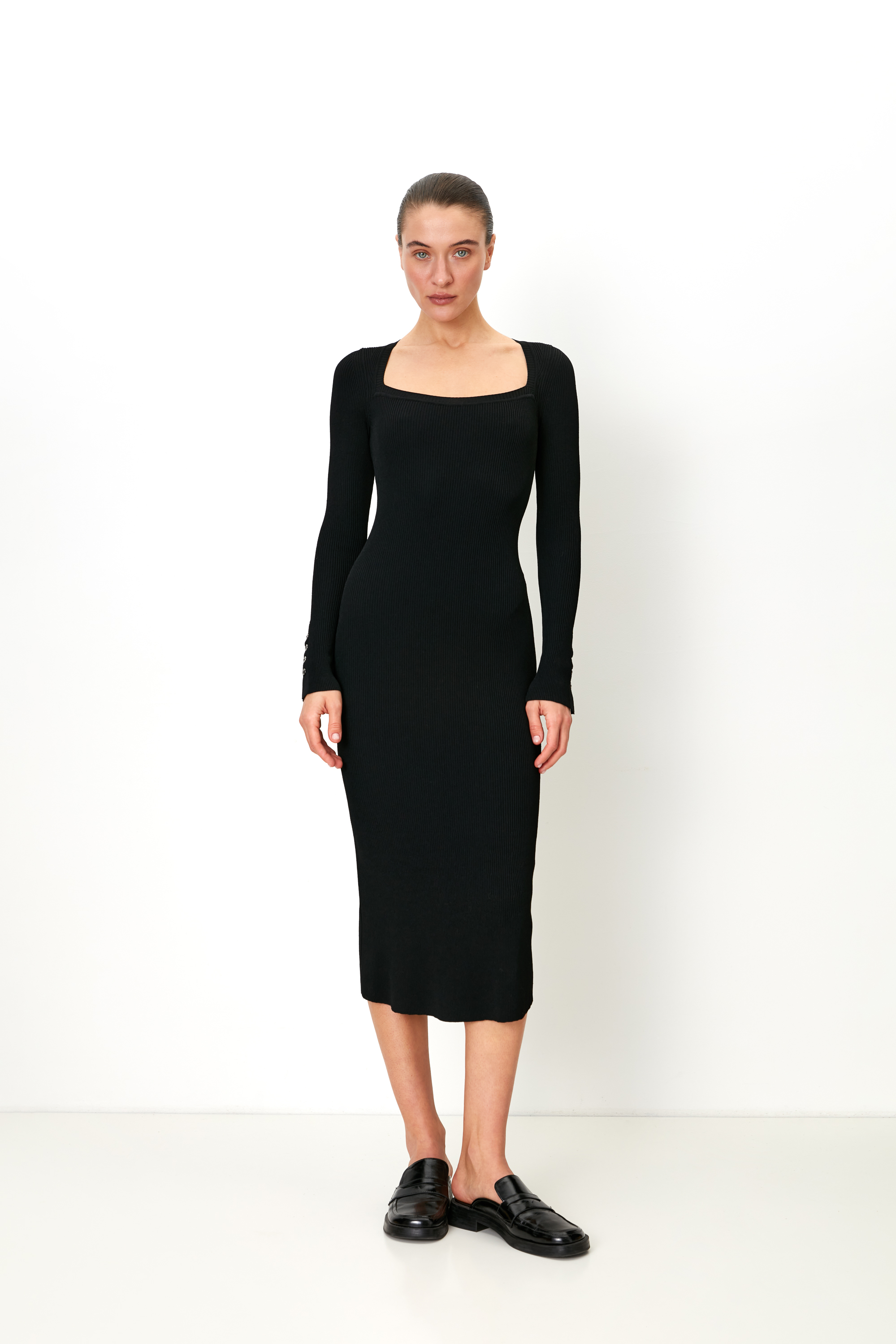 Dress 2466-01 Black from BRUSNiKA