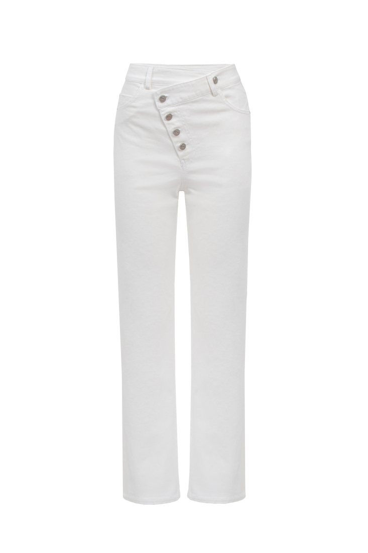 Trousers 3348-02 White from BRUSNiKA