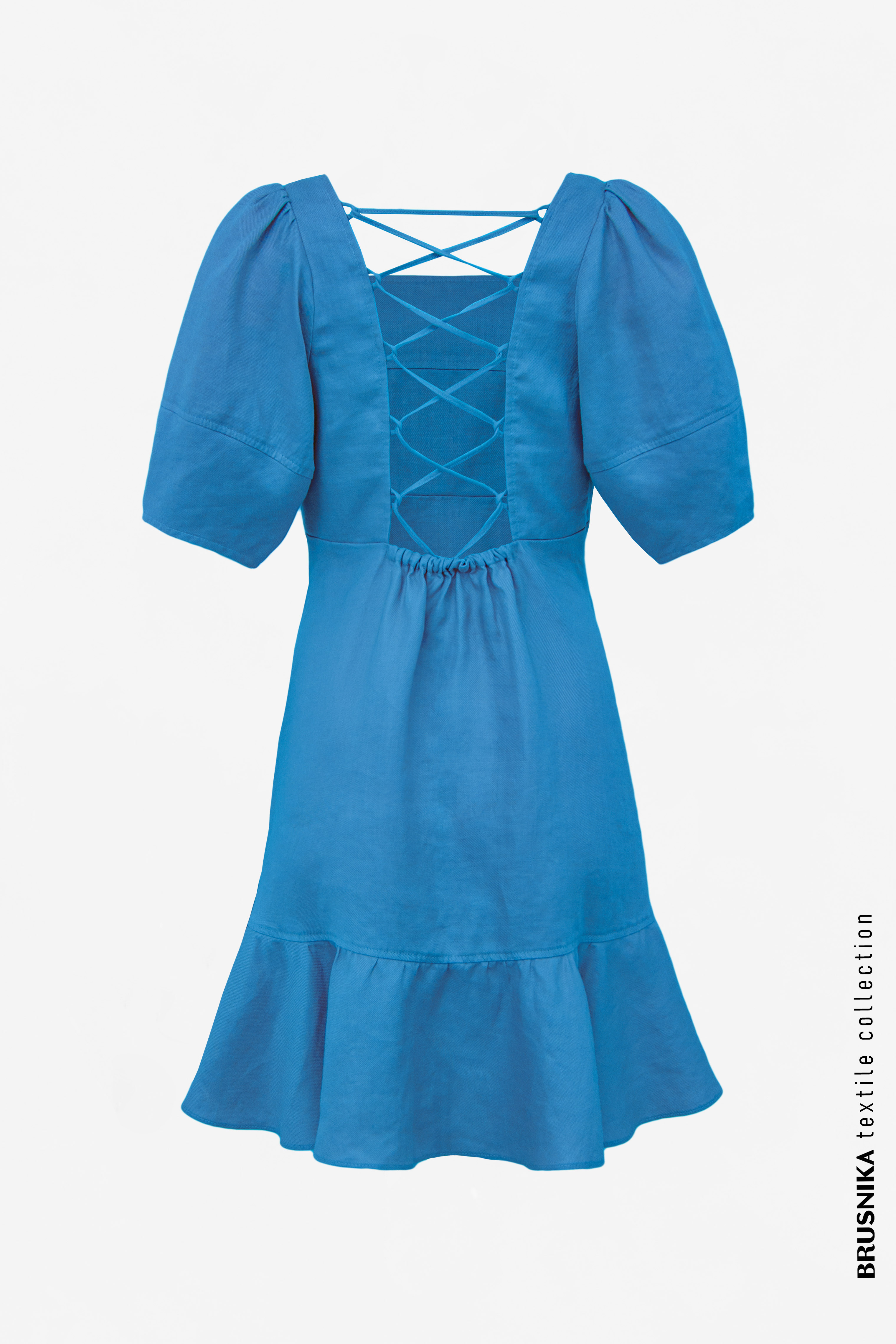 Dress 3963-07 Blue from BRUSNiKA
