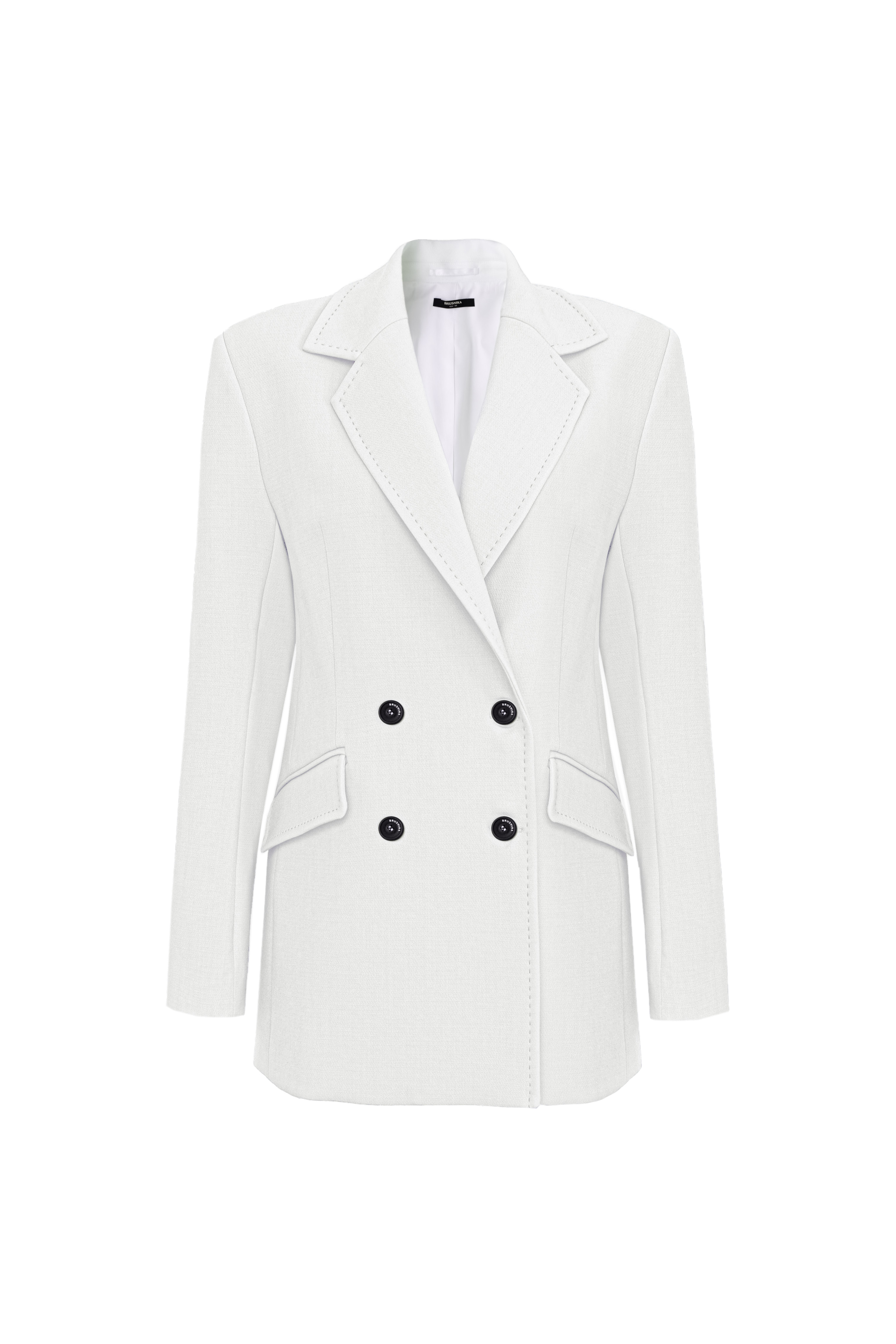Jacket 4191-02 White from BRUSNiKA
