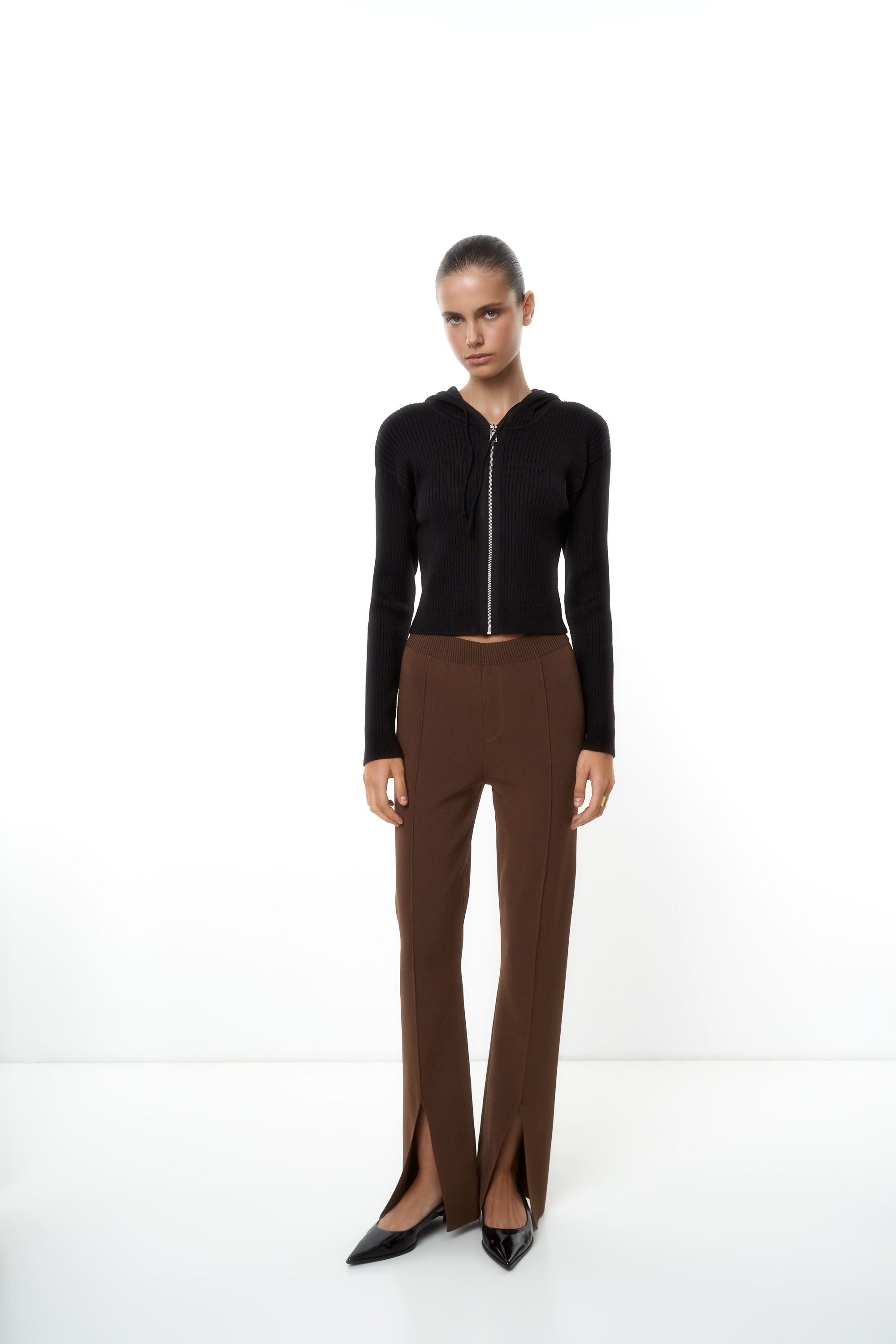 Trousers 3323-80 Chocolate from BRUSNiKA