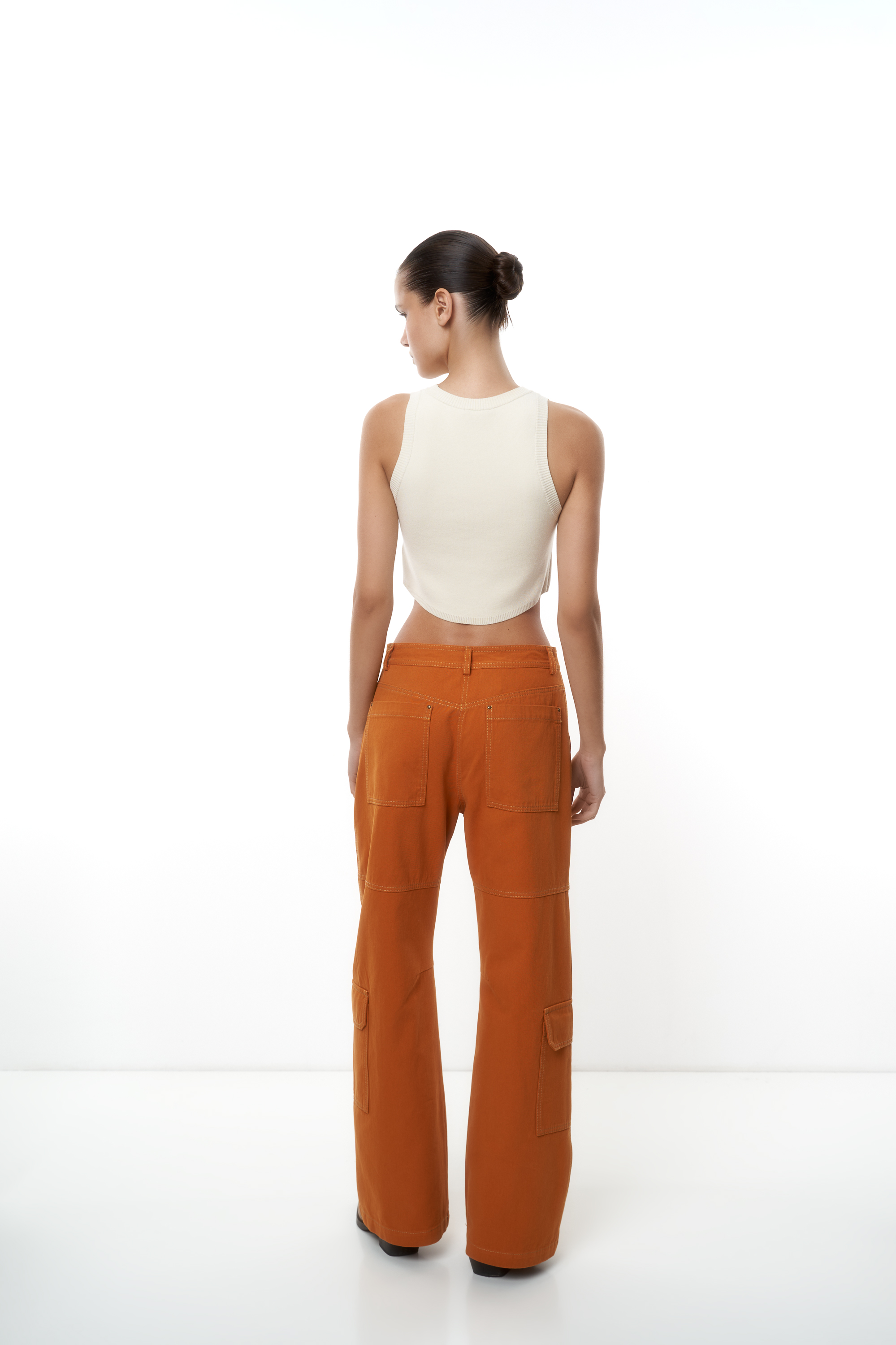 Trousers 4313-48 Orange from BRUSNiKA