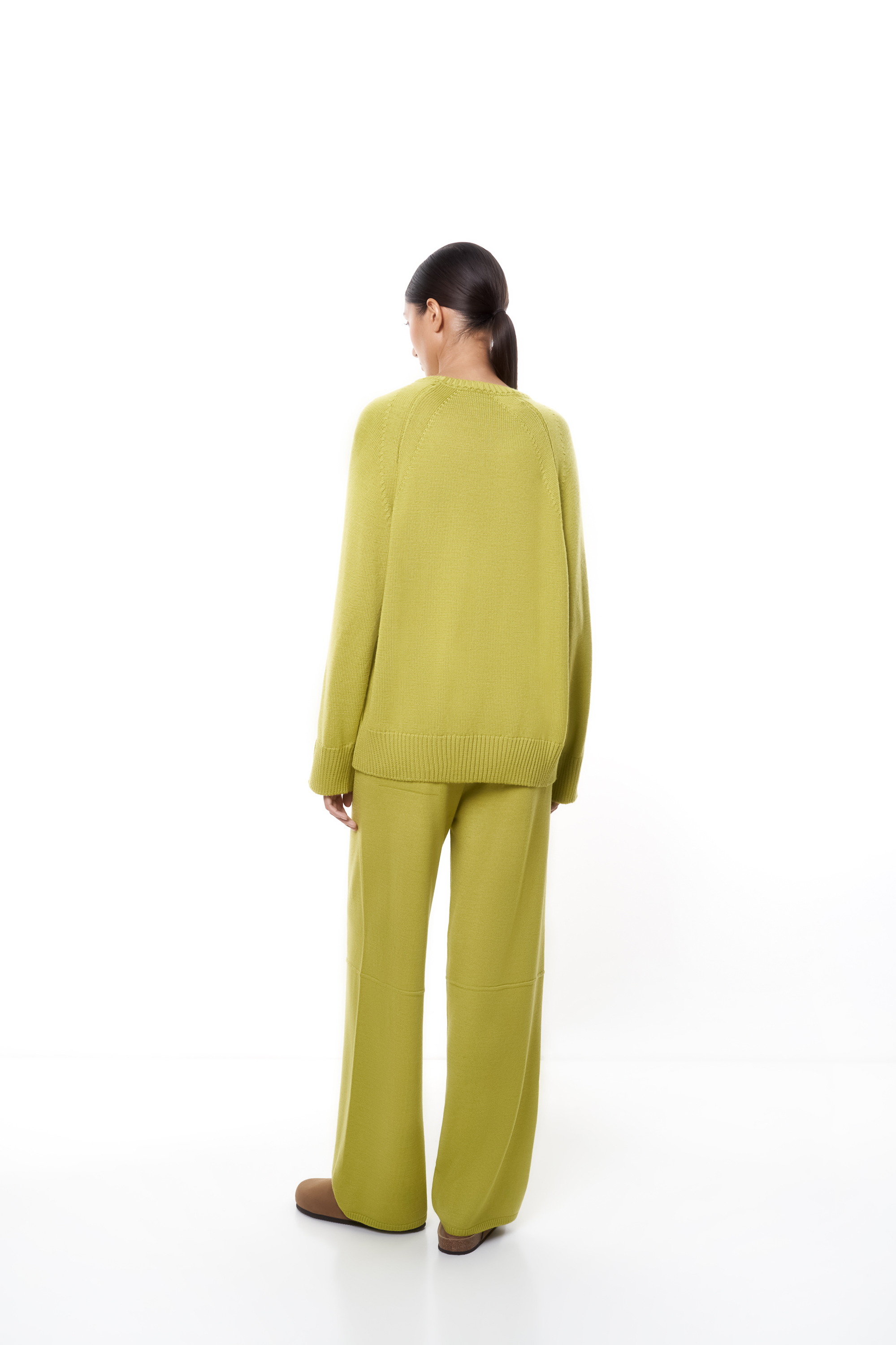 Trousers 4279-23 Yellow-Green from BRUSNiKA
