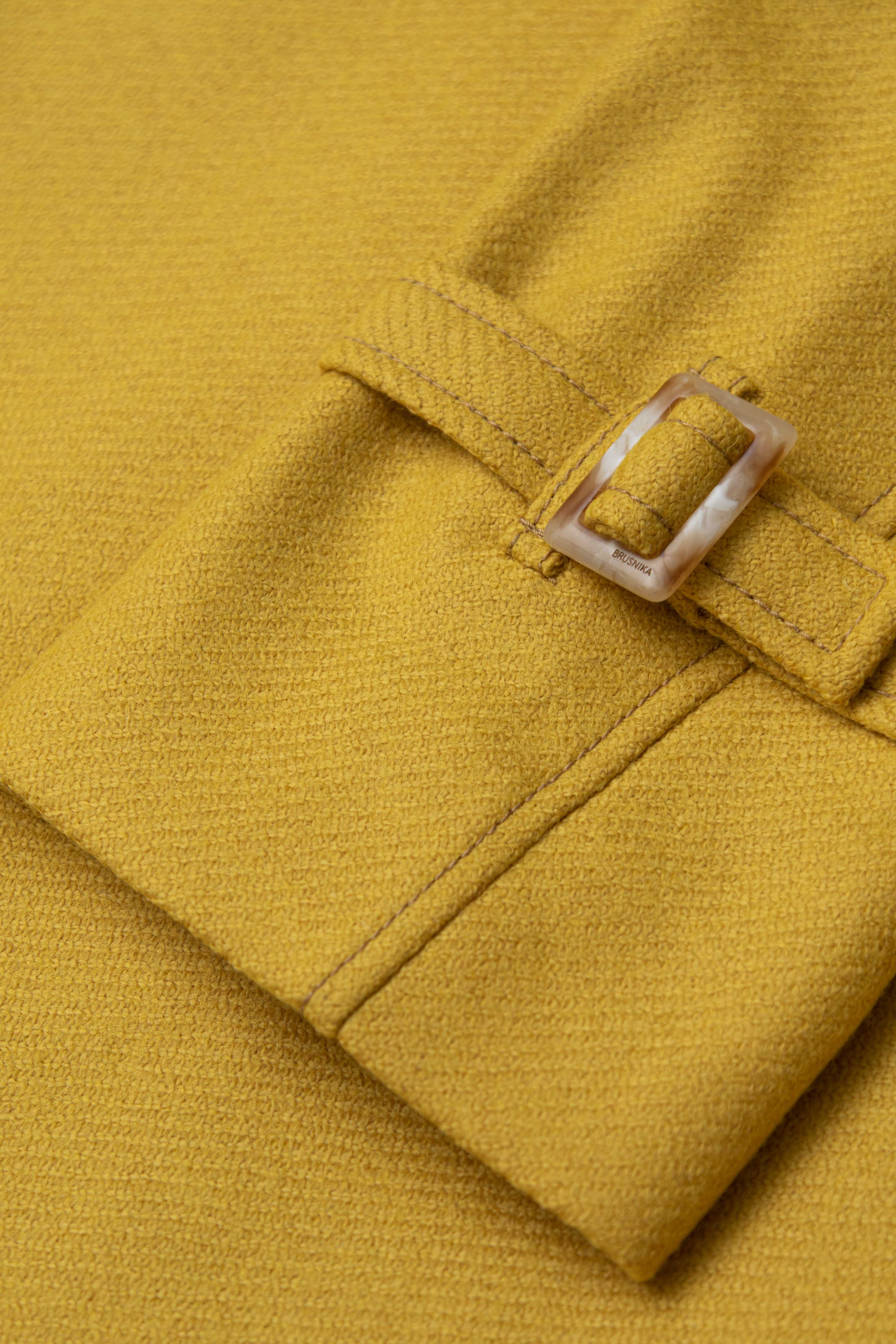 Coat 3312-13 Yellow from BRUSNiKA