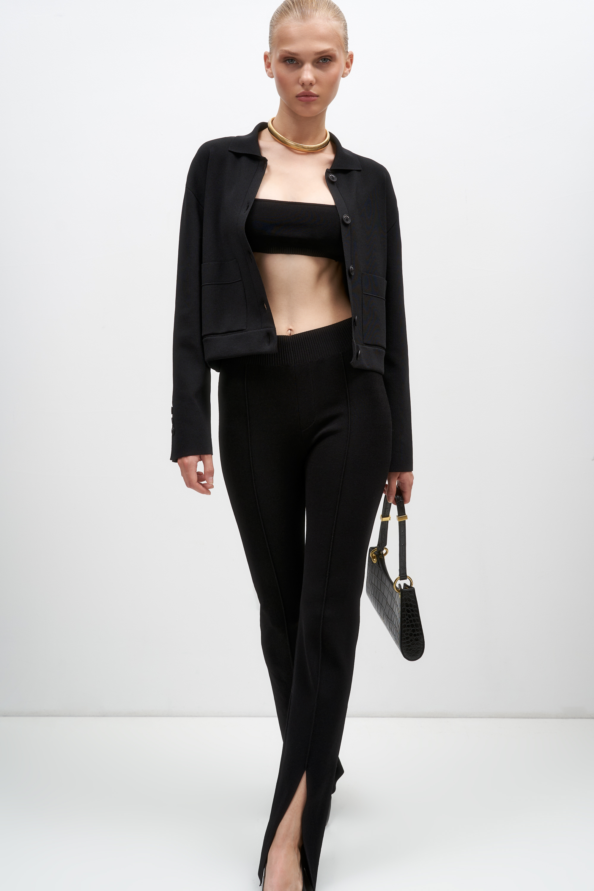 Trousers 3323-01 Black from BRUSNiKA