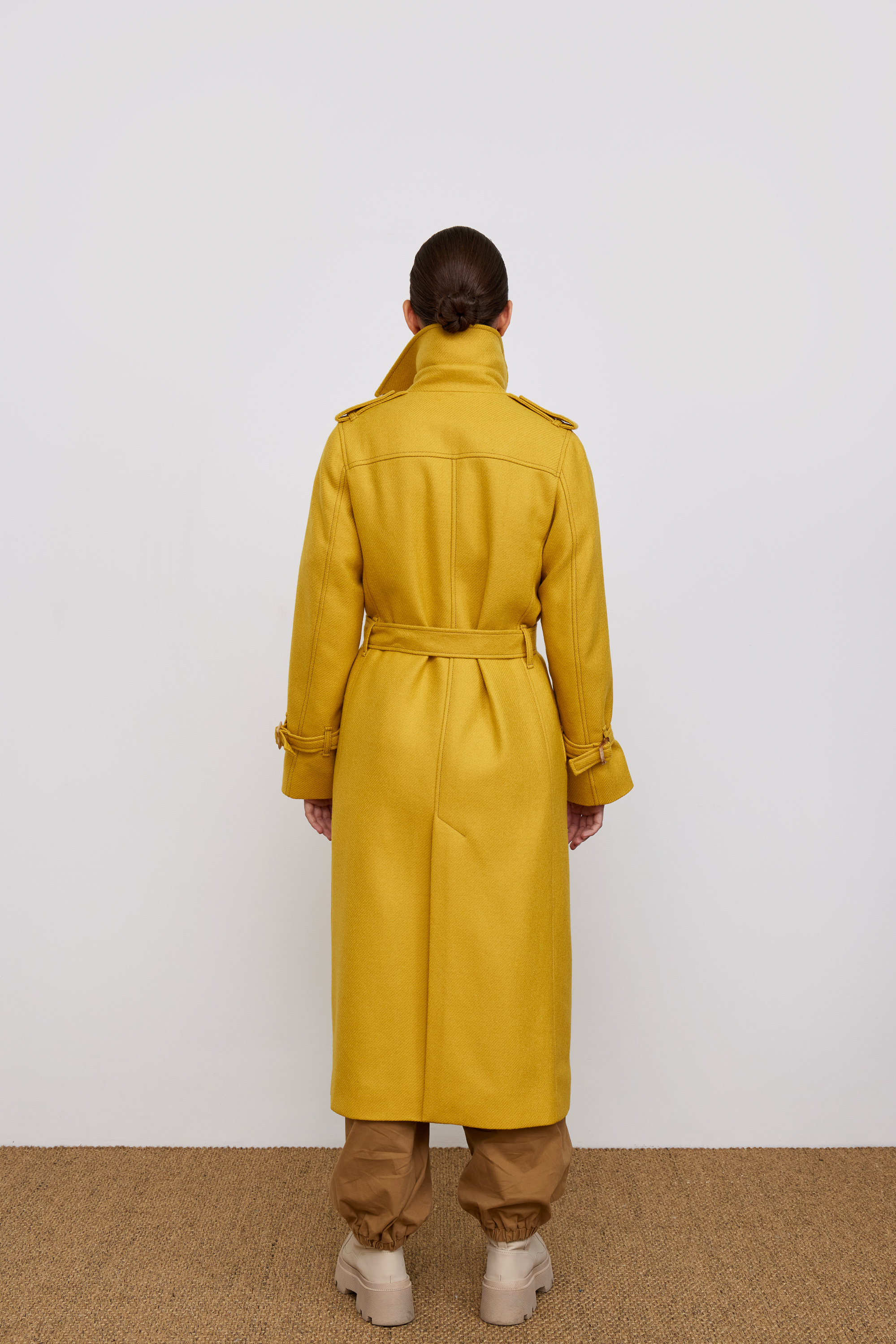 Coat 3312-13 Yellow from BRUSNiKA