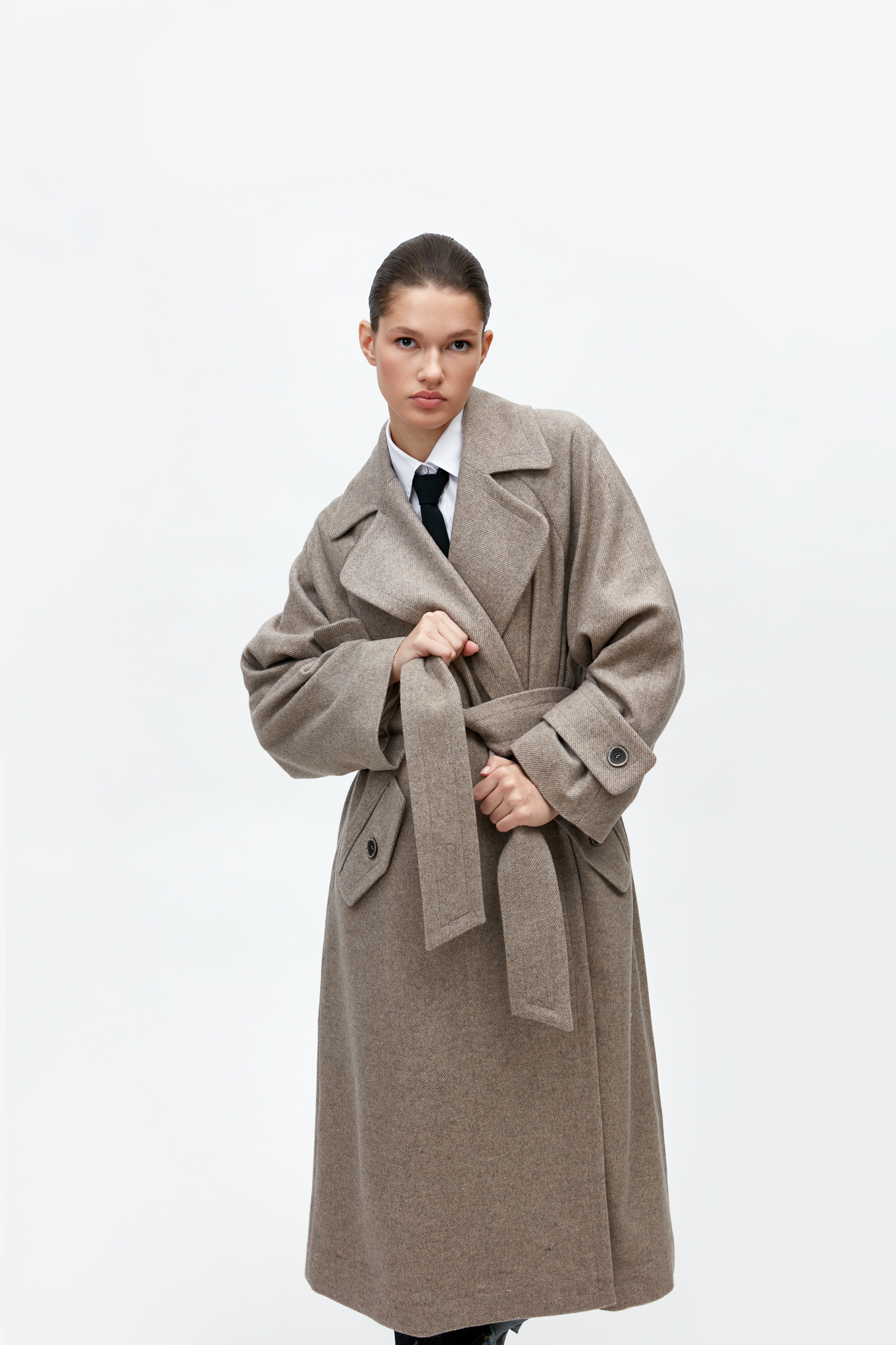 Coat 3953-04 Grey from BRUSNiKA
